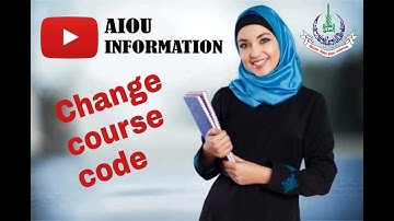 AIOU Correction/Change Course Code AIOU