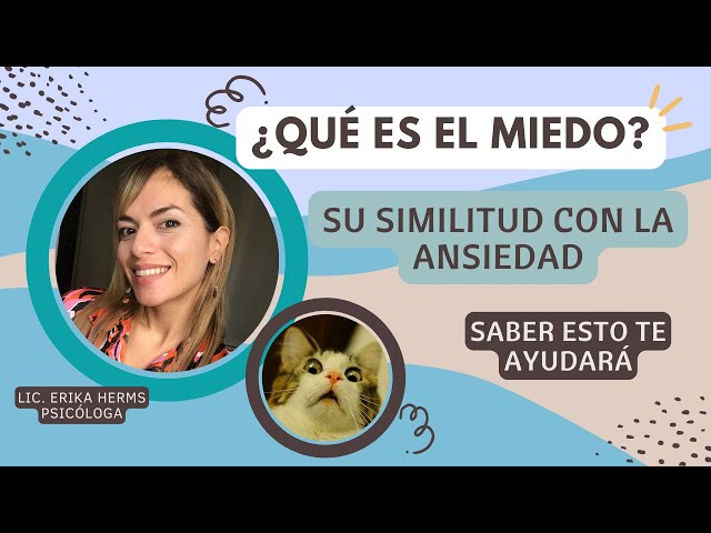 ¿Qué es el miedo? ¿se parece a la ansiedad? aprende a identificarlo