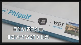 집에서 골프연습하기! 골프스윙연습기 파이골프 WGT 에디션