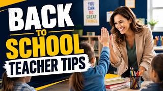 📚Back to School Tips for Teachers PowerPoint Presentation | Classroom Planning & Teaching Strategies