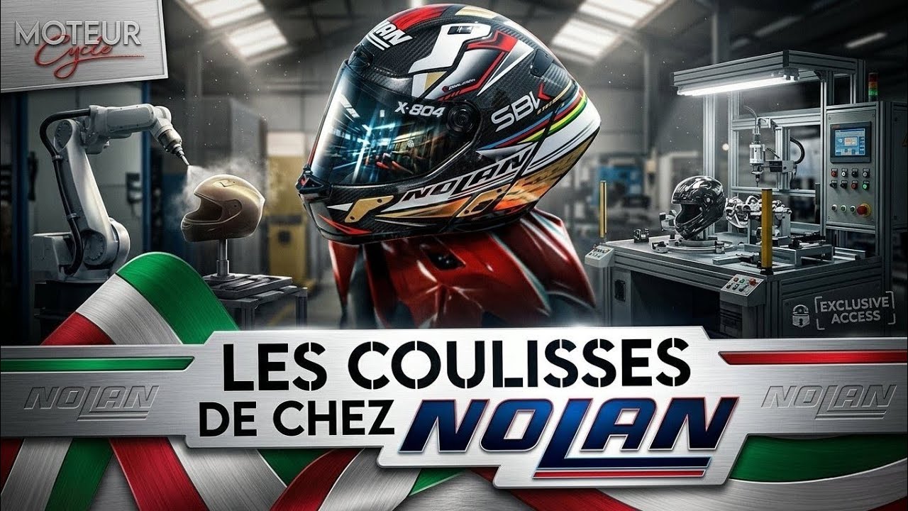 🪖NOLAN nous ouvre ses portes ! Découvrez les secrets de fabrication d'un casque moto - Moteur Cycle