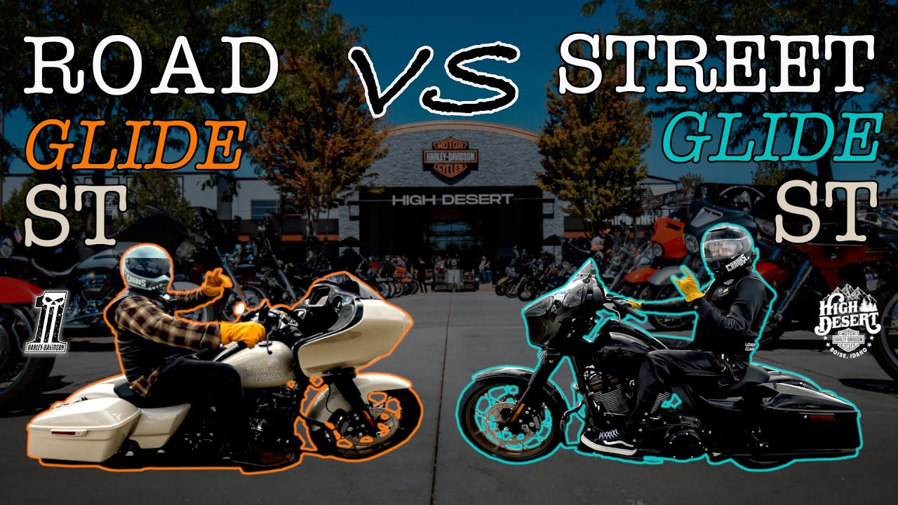 Road Glide ST vs Street Glide ST 2023 | Test ride at High Desert Harley ...