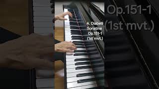 A. Diabelli Op.151-1 Sonatine(1st mvt./Andantino Cantabile)