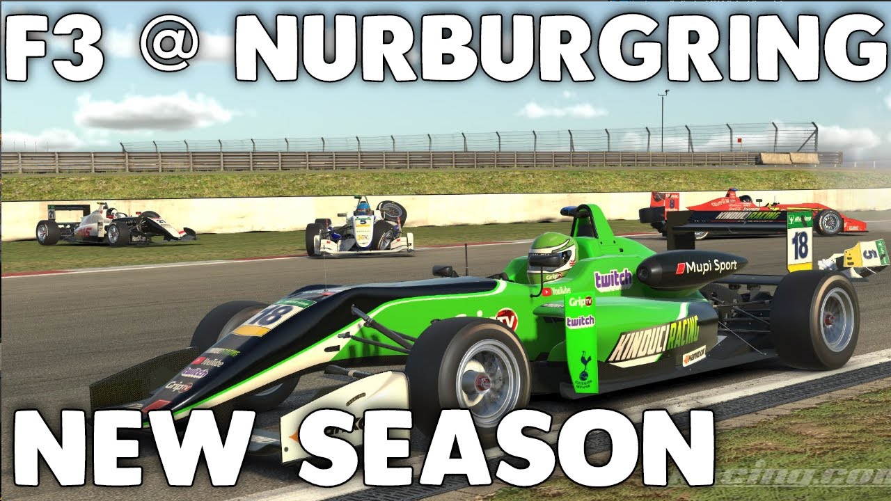 First race of the new season iRacing F3 at Nurburgring 