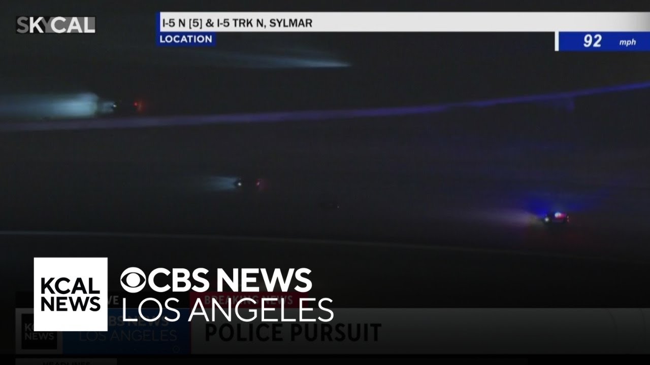 Possibly armed robbery suspects lead police on high speed chase along I ...