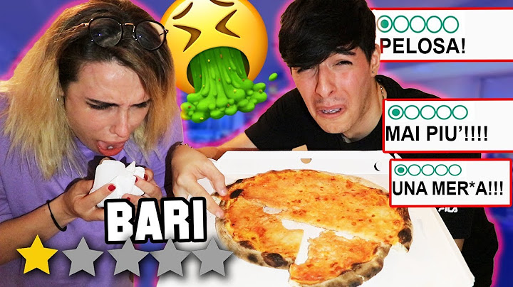 MANGIAMO LA PIZZA PEGGIO VALUTATA DI BARI! *SCONVOLTI*