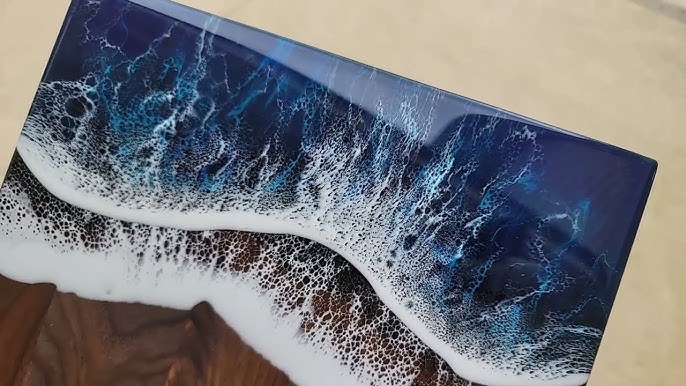 Creating Ocean Waves: The Best Epoxy Resin, White Pigment and Heat Gun –  Citrus Waves Art