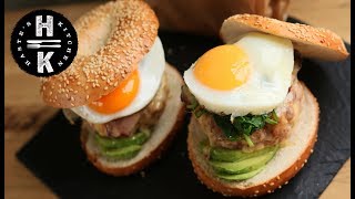 Fully loaded Breakfast burger - McBuffin Meal