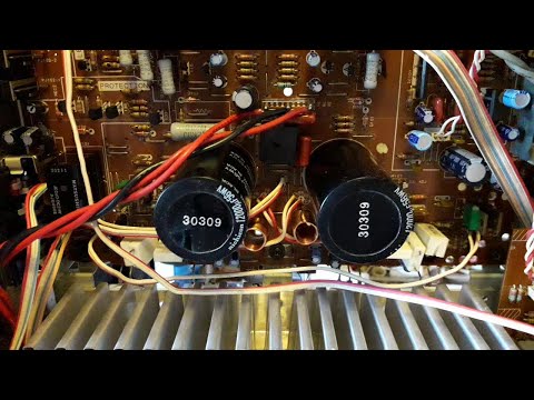 Yamaha A-500. Регулировка тока покоя выходных транзисторов. Какой ток выставить? Часть 7