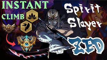 SLAYER ZED + SPIRIT = FREE LP | Guide: How to play Zed | TFT Teamfight Tactics Set 4.5 | BEST-COMP