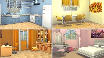 Solid colour build challenge but depression sucked the colour out of everything | Sims 4 speed build