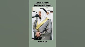 سورة الروم (٢٨-٣٠) تلاوة القرآن | أحمد النفيس