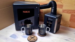 Make Christmas gift Epoxy Resin Coasters and Customised Mugs with Wainlux K8 by Wood Season 2,422 views 4 months ago 10 minutes, 2 seconds