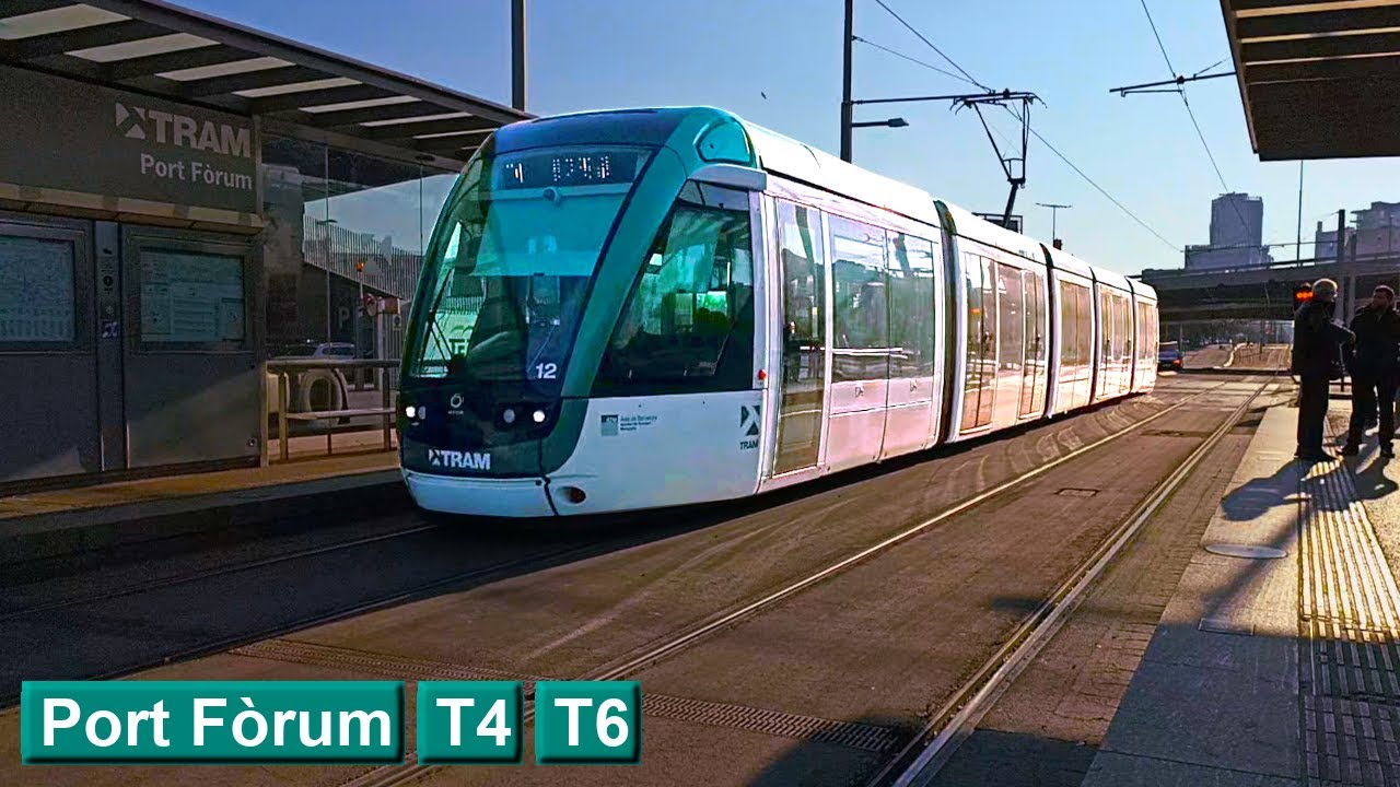 Port F rum T4 T6 TRAM Barcelona Alstom Citadis 302 Trambes s port-f-rum-t4-t6-tram-barcelona-alstom-citadis-302-trambes-s
