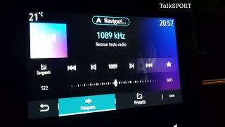 Renault Capture - prova radio AM