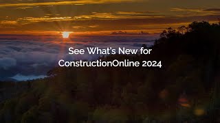 What's New for ConstructionOnline 2024 screenshot 4
