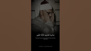 قُل لَّوْ كَانَ فِي الْأَرْضِ مَلَائِكَةٌ يَمْشُونَ | محمد صديق المنشاوي | سورة الإسراء