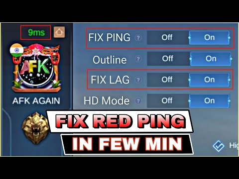 HOW TO FIX LAG IN NEW SEASON ~ MOBILE LEGENDS @AFKAGAIN