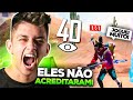 40 JOGADORES VIRAM EU FAZER ISSO!!! 😱😱