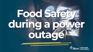 Food safety during a power outage