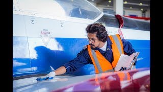 إدريس الحجي ممثل المملكة في مسابقة المهارات العالمية  - مهارة صيانة الطائرات