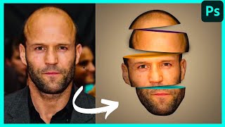Sliced Head Manipulation - Photoshop CC Tutorial screenshot 2