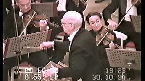 ILYA MUSIN-ИЛЬЯ МУСИН  at 91 conducts from memory Mozart symphony n° 40 K.550 2nd mov