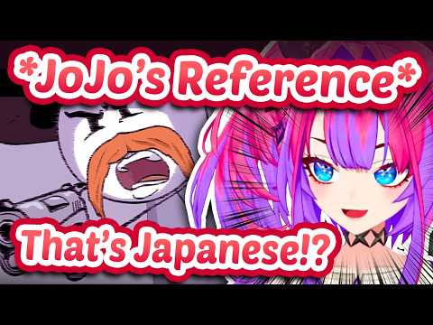 Vivi Was Caught Off-Guard By Broken Japanese In Henry Stickmin's Jojo's Reference 【ENG Sub Hololive】