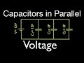 Understanding Voltage in Parallel Capacitors