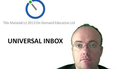 Universal Inbox - Video Introduction