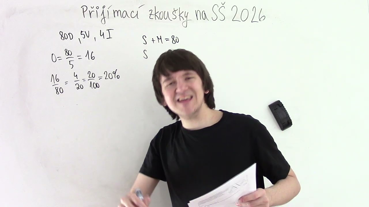 Přijímací zkoušky na SŠ 2026 #23 - CERMAT test 2