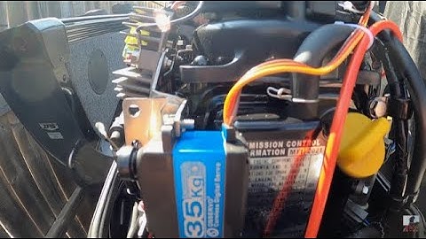 How I made a precision throttle control for my 9.9 kicker motor.