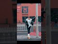 The poses for taking photos of the roadside poles in Little Seoul in Changsha are easy to
