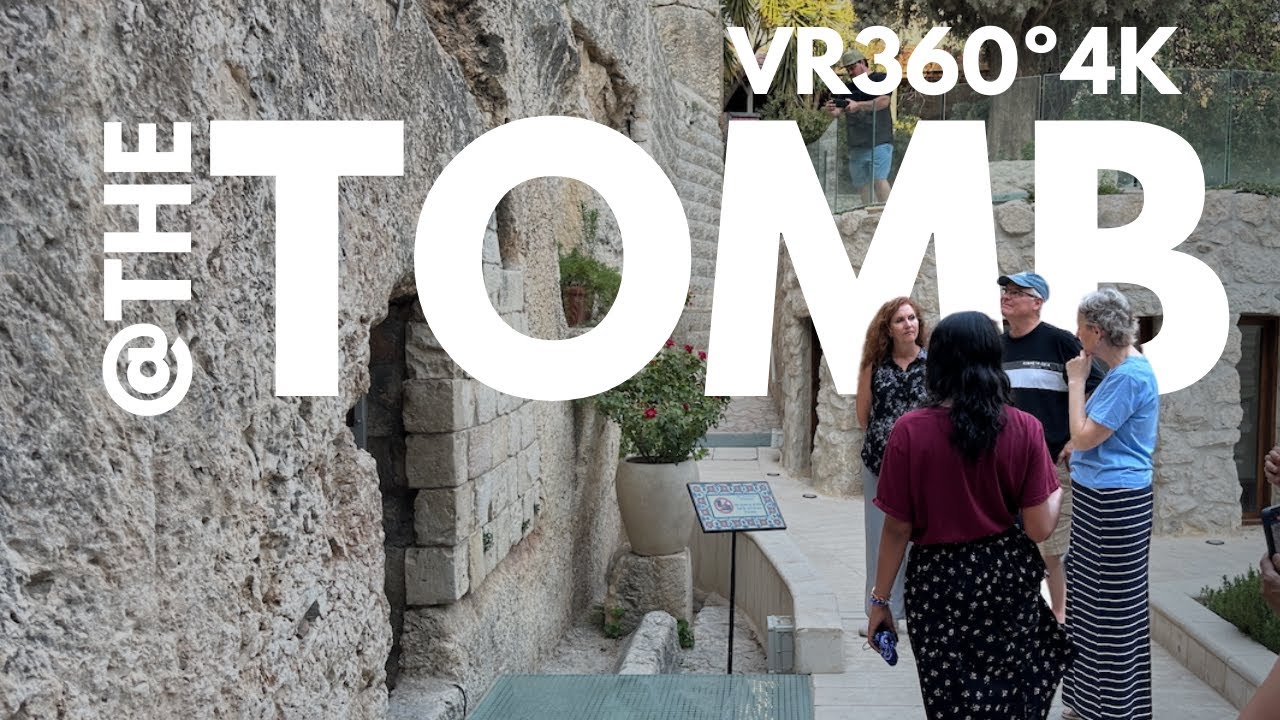 A VR 360º 4K video at Jesus' Tomb in Jerusalem