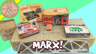 1940's Marx Train Set Stream Line Steam Type Electrical Train Remote Controlled Boxed Set - Whistle