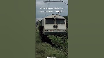 Once King of Main line Now resting at Loop line Diesel Locomotives #indianrailways #ytshorts #shorts