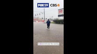 Flooding conditions in New Castle