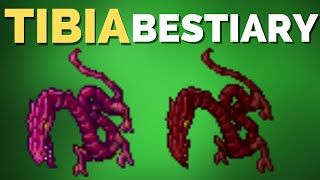 TIBIA BESTIARY Wyrm, Elder Wyrm - Darashia