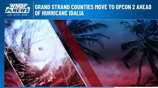 Grand Strand counties move to OPCON 2 ahead of Hurricane Idalia