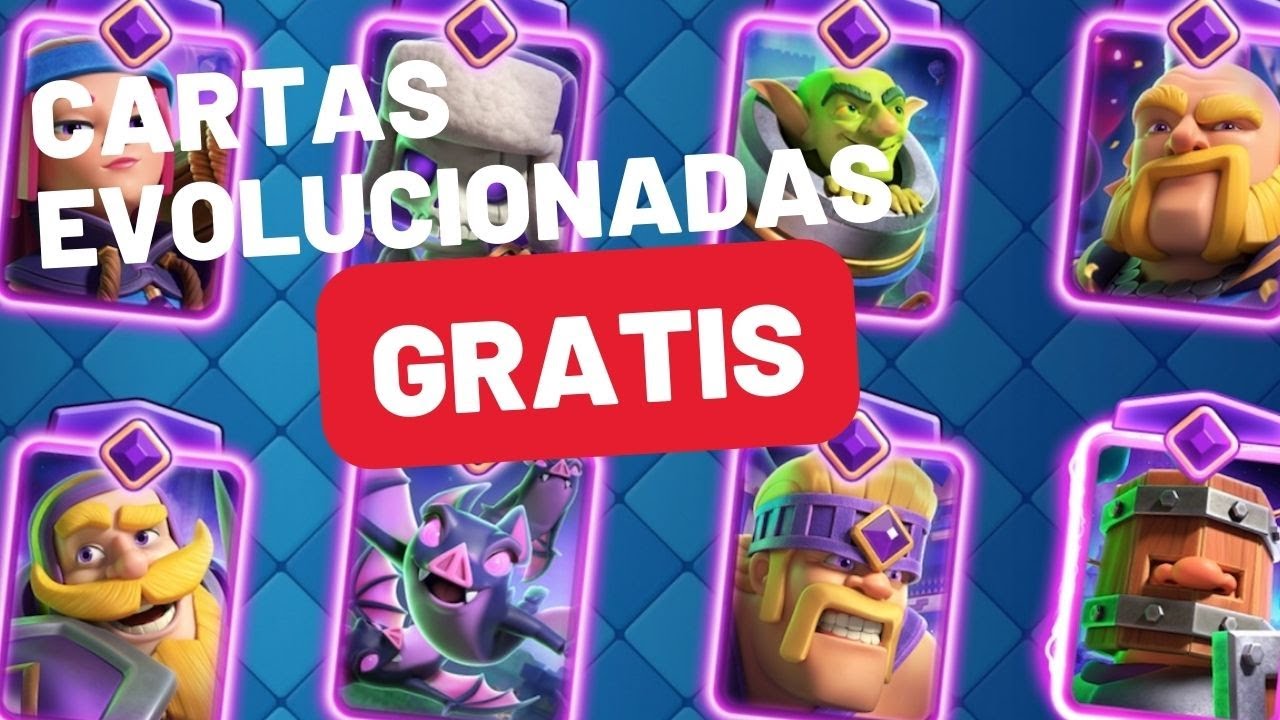 CONSIGUE CARTAS EVOLUCIONADAS GRATIS - CLASH ROYALE - YouTube