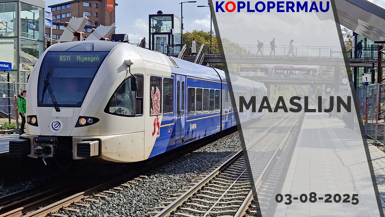 Treinen op de Noordelijke Maaslijn Cuijk, Mook Molenhoek en Nijmegen Heyendaal - 8 oktober 2024