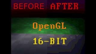 How to make 16-bit rendering in OpenGL in a minute