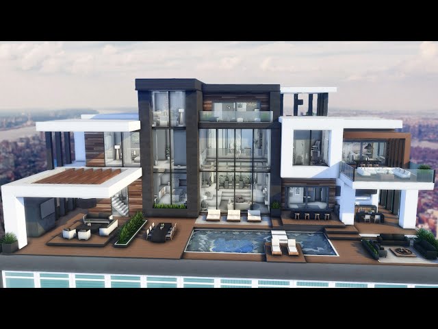 その他 Penthouse (Penthouse Adventures) LUXURY MODERN PENTHOUSE | [No CC] Sims 4 Speed Build - YouTube