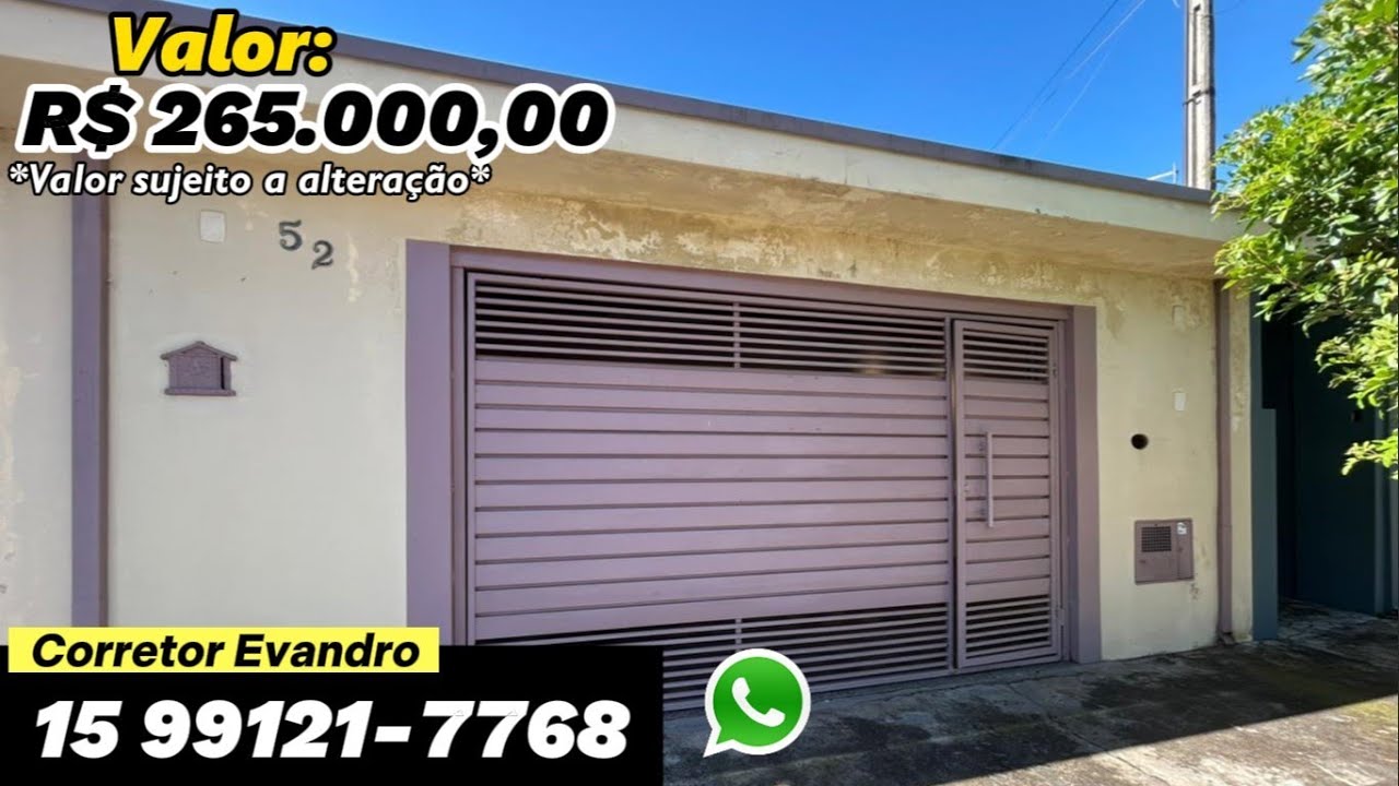 Casa l Venda l San Marino l Interior l Tatuí/SP