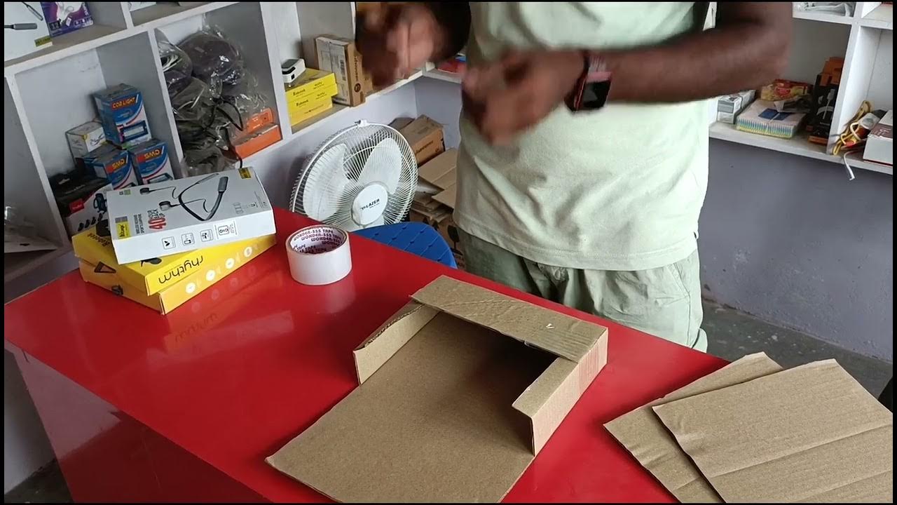 Corrugated box for bluetooth/Neckband Cartoon box Packing details in