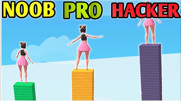 Strip Roll - Noob vs Pro vs Hacker - Gameplay Walkthrough