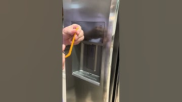 Frigidaire Refrigerator GRSS2652AF Leaking water around water dispenser/ dispenser panel removal