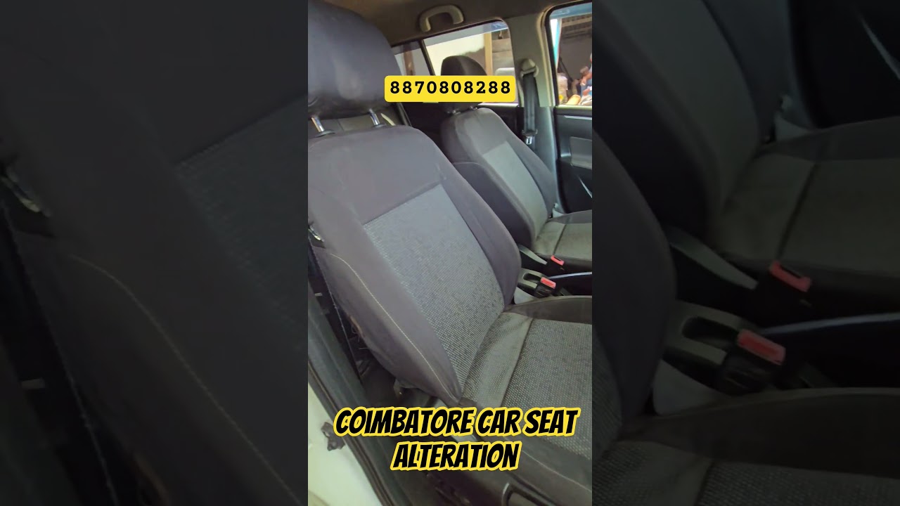 Coimbatore car seat alteration all vehicles seat covers available Toyota Mahindra Volkswagen kia