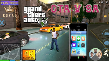 GTA-V SA V1.0 |Full Conversion MOD| GTA-V HD Graphics| Remastered Graphics||Modding Stuff|| Android|