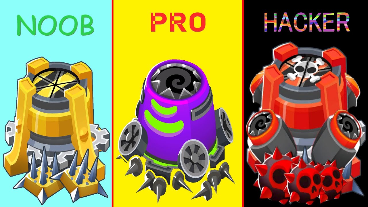 Hacker Factory NOOB vs PRO vs HACKER SPIKE FACTORY BTD 6 - YouTube